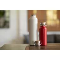   Termos, Everestus, 42FEB232434, 500 ml, Ø70x220 mm, Otel, Bambus, Rosu