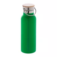   Termos, Everestus, 42FEB232435, 500 ml, Ø70x220 mm, Otel, Bambus, Verde