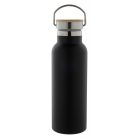 Termos, 21MAR2684, 500 ml, Ø 70x220 mm, Everestus, Otel, Bambus, Negru