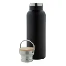 Termos, 21MAR2684, 500 ml, Ø 70x220 mm, Everestus, Otel, Bambus, Negru