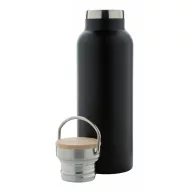   Termos, 21MAR2684, 500 ml, Ø 70x220 mm, Everestus, Otel, Bambus, Negru
