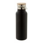 Termos, 21MAR2684, 500 ml, Ø 70x220 mm, Everestus, Otel, Bambus, Negru