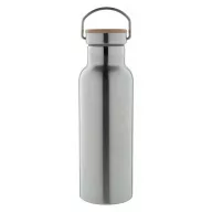   Termos, 21MAR2686, 500 ml, Ø 70x220 mm, Everestus, Otel, Bambus, Argintiu