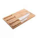 Set cutite de bucatarie, Everestus, 22FEB0064, 340x100x22 mm, Otel, Natur