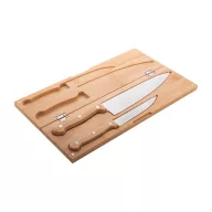   Set cutite de bucatarie, Everestus, 22FEB0064, 340x100x22 mm, Otel, Natur