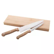   Set cutite de bucatarie, Everestus, 22FEB0064, 340x100x22 mm, Otel, Natur