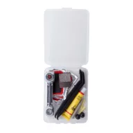   Set reparatii biciclete, Everestus, 18SEP3633, 14 piese, 110x85x28 mm, Polipropilena, Transparent
