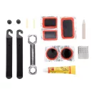 Set reparatii biciclete, Everestus, 18SEP3633, 14 piese, 110x85x28 mm, Polipropilena, Transparent