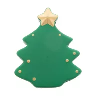   Bradut de Craciun antistres, 2401E17328, Everestus, 68x82x25 mm, Poliuretan, Verde