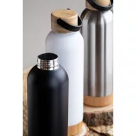   Termos, Everestus, 42FEB232557, 500 ml, Ø73x247 mm, Otel, Bambus, Alb