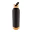 Termos, Everestus, 42FEB232555, 500 ml, Ø73x247 mm, Otel, Bambus, Negru