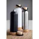 Termos, Everestus, 42FEB232555, 500 ml, Ø73x247 mm, Otel, Bambus, Negru