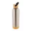Termos, Everestus, 42FEB232556, 500 ml, Ø73x247 mm, Otel, Bambus, Argintiu