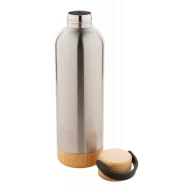  Termos, Everestus, 42FEB232556, 500 ml, Ø73x247 mm, Otel, Bambus, Argintiu