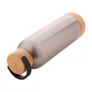 Termos, Everestus, 42FEB232556, 500 ml, Ø73x247 mm, Otel, Bambus, Argintiu