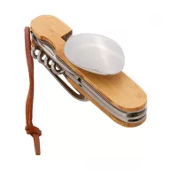   Briceag cu 7 functii, Everestus, 42FEB230357, 105x38x32 mm, Otel, Bambus, Natur