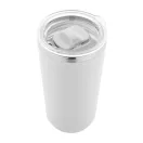 Cana termos, Everestus, 42FEB232432, 500 ml, Ø85x163 mm, Polipropilena, Otel, Alb