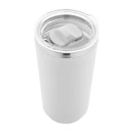   Cana termos, Everestus, 42FEB232432, 500 ml, Ø85x163 mm, Polipropilena, Otel, Alb