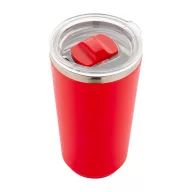   Cana termos, Everestus, 42FEB232431, 500 ml, Ø85x163 mm, Polipropilena, Otel, Rosu