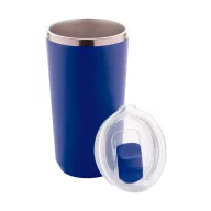   Cana termos, Everestus, 42FEB232428, 500 ml, Ø85x163 mm, Polipropilena, Otel, Albastru