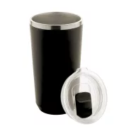  Cana termos, Everestus, 42FEB232427, 500 ml, Ø85x163 mm, Polipropilena, Otel, Negru