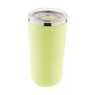   Cana termos, Everestus, 42FEB232430, 500 ml, Ø85x163 mm, Polipropilena, Otel, Verde Lime