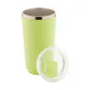 Cana termos, Everestus, 42FEB232430, 500 ml, Ø85x163 mm, Polipropilena, Otel, Verde Lime