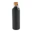 Termos, Everestus, 42FEB232510, 500 ml, Ø73x251 mm, Otel, Bambus, Negru