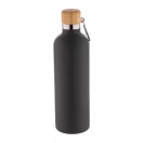 Termos, Everestus, 42FEB232510, 500 ml, Ø73x251 mm, Otel, Bambus, Negru