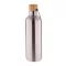 Termos, Everestus, 42FEB232512, 500 ml, Ø73x251 mm, Otel, Bambus, Argintiu