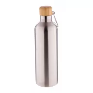   Termos, Everestus, 42FEB232512, 500 ml, Ø73x251 mm, Otel, Bambus, Argintiu