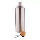 Termos, Everestus, 42FEB232512, 500 ml, Ø73x251 mm, Otel, Bambus, Argintiu