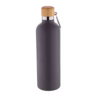   Termos, Everestus, 42FEB232511, 500 ml, Ø73x251 mm, Otel, Bambus, Gri