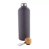   Termos, Everestus, 42FEB232511, 500 ml, Ø73x251 mm, Otel, Bambus, Gri