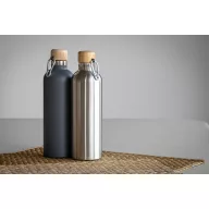   Termos, Everestus, 42FEB232511, 500 ml, Ø73x251 mm, Otel, Bambus, Gri