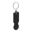 Breloc cu fisa, 2401E17739, Everestus, 69x23x2 mm, Aluminiu, Negru