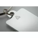 Breloc cu fisa, 2401E17743, Everestus, 69x23x2 mm, Aluminiu, Argintiu