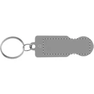   Breloc cu fisa, 2401E17743, Everestus, 69x23x2 mm, Aluminiu, Argintiu