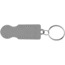 Breloc cu fisa, 2401E17743, Everestus, 69x23x2 mm, Aluminiu, Argintiu