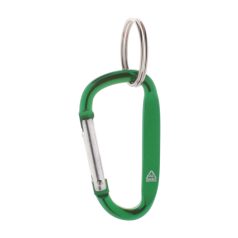   Breloc cu carabina, 2401E17736, Everestus, 57x30x5 mm, Aluminiu, Metal, Verde