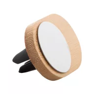  Suport auto pentru telefon, 2401E16850, Everestus, 58x40x28 mm, Bambus, Metal, Natur