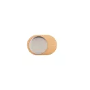 Suport auto pentru telefon, 2401E16850, Everestus, 58x40x28 mm, Bambus, Metal, Natur