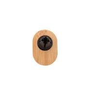   Suport auto pentru telefon, 2401E16850, Everestus, 58x40x28 mm, Bambus, Metal, Natur
