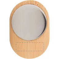   Suport auto pentru telefon, 2401E16850, Everestus, 58x40x28 mm, Bambus, Metal, Natur