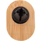 Suport auto pentru telefon, 2401E16850, Everestus, 58x40x28 mm, Bambus, Metal, Natur