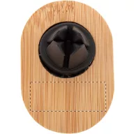   Suport auto pentru telefon, 2401E16850, Everestus, 58x40x28 mm, Bambus, Metal, Natur