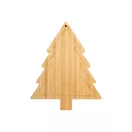 Set pentru branzeturi cu design de Craciun, 2401E17293, Everestus, 195x250x20 mm, Otel, Natur