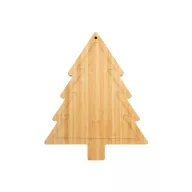  Set pentru branzeturi cu design de Craciun, 2401E17293, Everestus, 195x250x20 mm, Otel, Natur