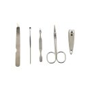 Set manichiura 5 piese, 2401E17530, Everestus, 115x100x21 mm, Otel, Bambus, Natur