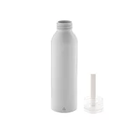   Sticla de apa sport 600 ml, 2401E17760, Everestus, ø66x230 mm, Aluminiu, Silicon, Alb